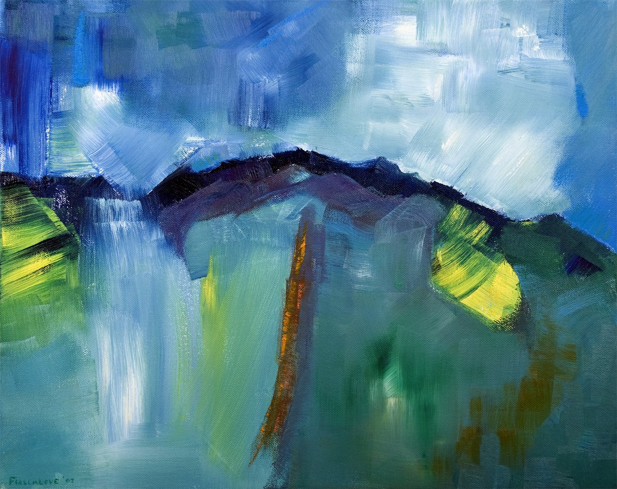 Into the Falls - Oil on Canvas 41cm x 51cm