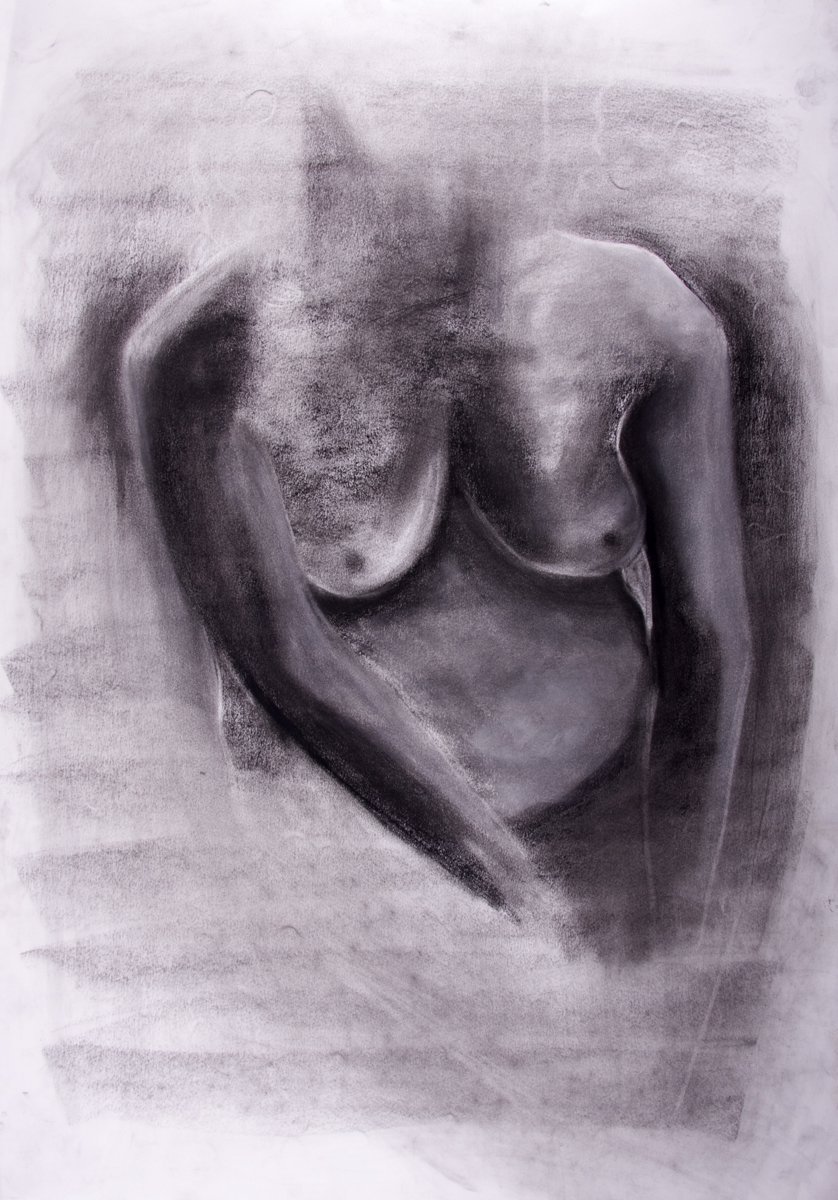 Life 01 - Charcoal and Conté on Paper