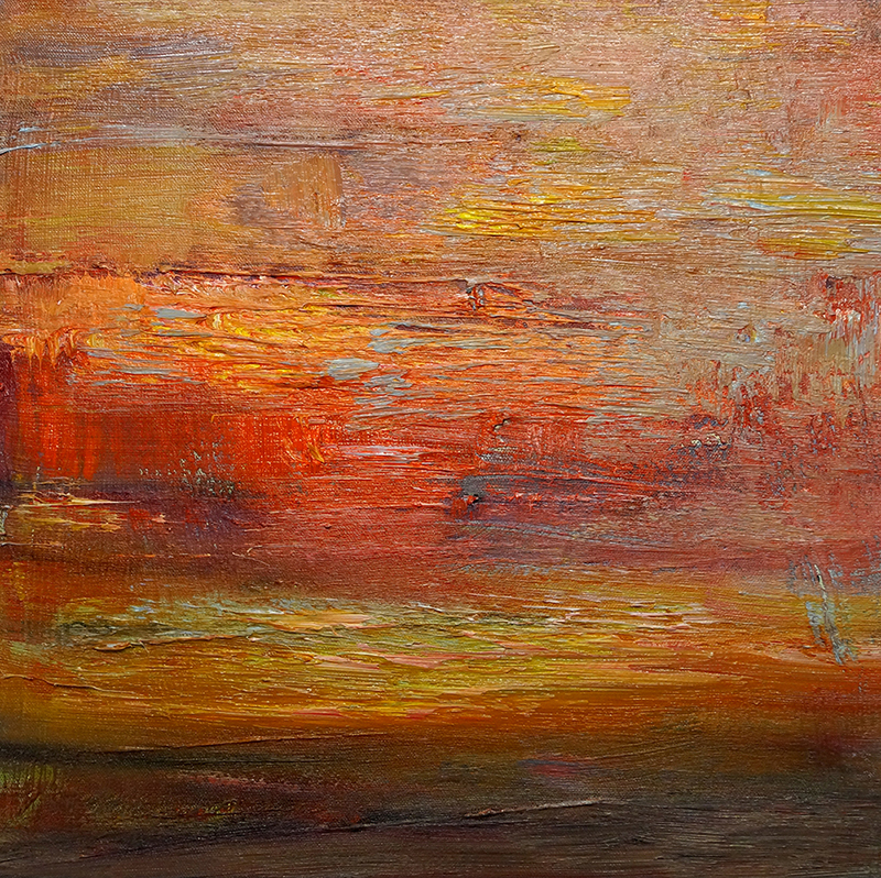 Sounds of the Sun - Oil on canvas - 45cm x 45cm