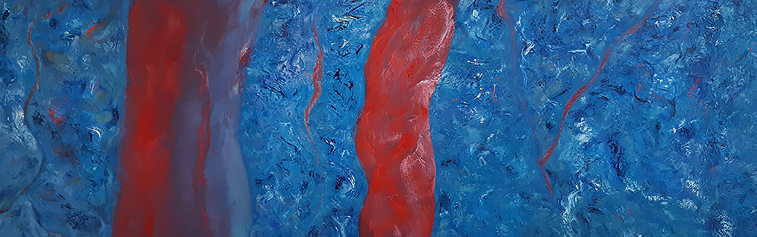 The Clearing oil on canvas 69 x 213cm