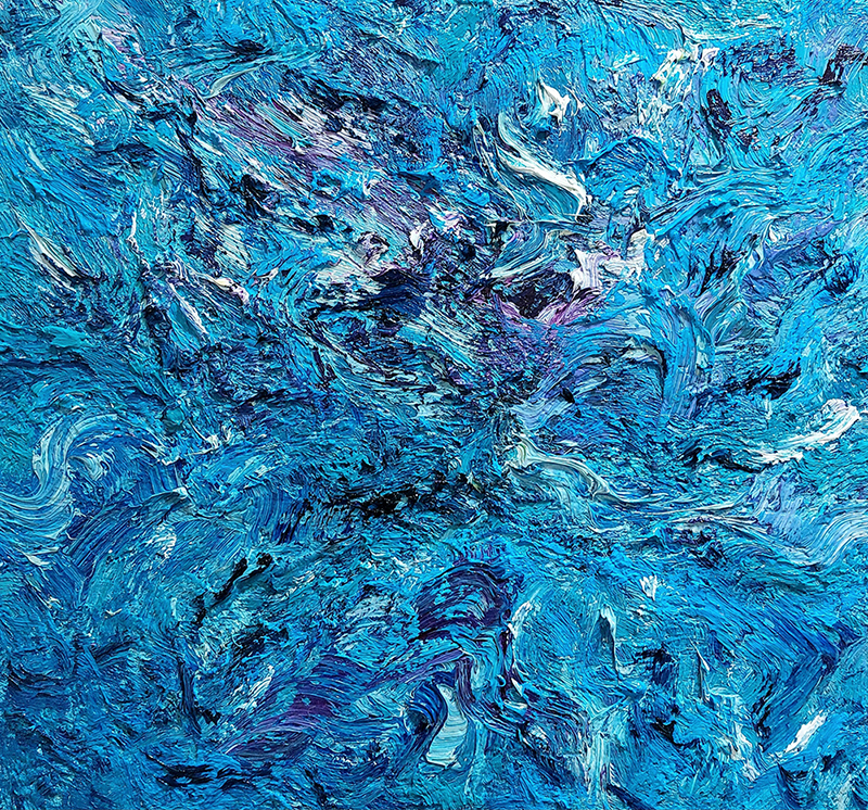 Edge of a Dream - oil on panel - 43 x 46cm